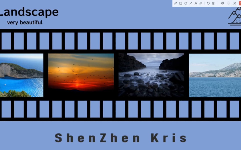 滚动的胶片图片教程