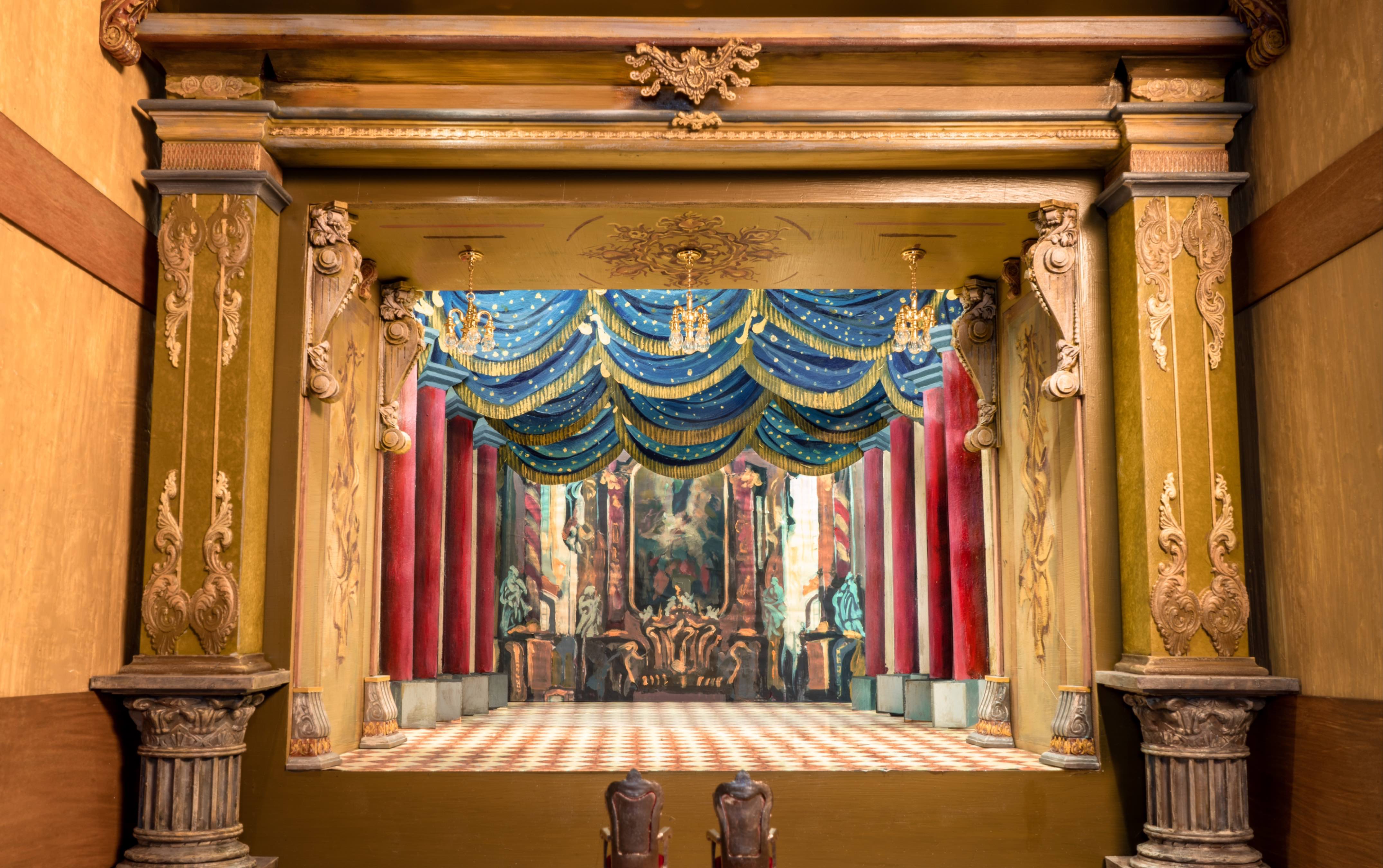 【预告】古典剧场微缩模型制作 中戏舞美 欧洲古典透视布景