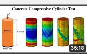 [图]ABAQUS混凝土柱受压有限元模拟