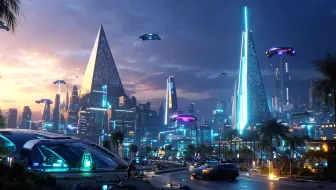 未来城市 2325：300 年后我们真的生活在这里吗？AI科幻短片