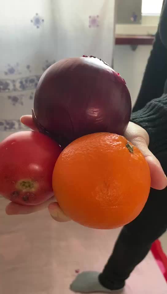西红柿橙子可以这样耍