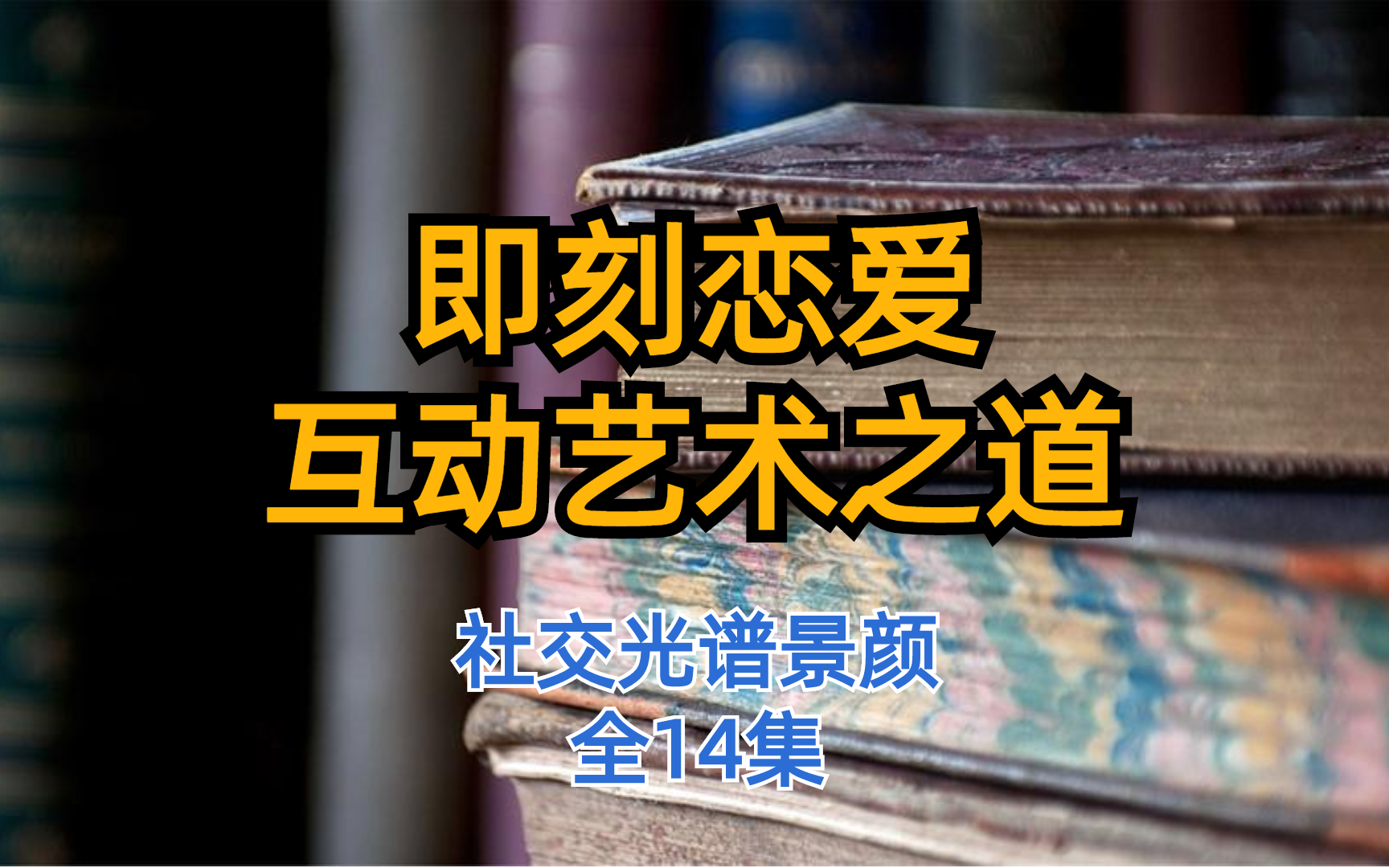 [图]即刻恋爱 互动艺术之道 全14集 社交光谱景颜