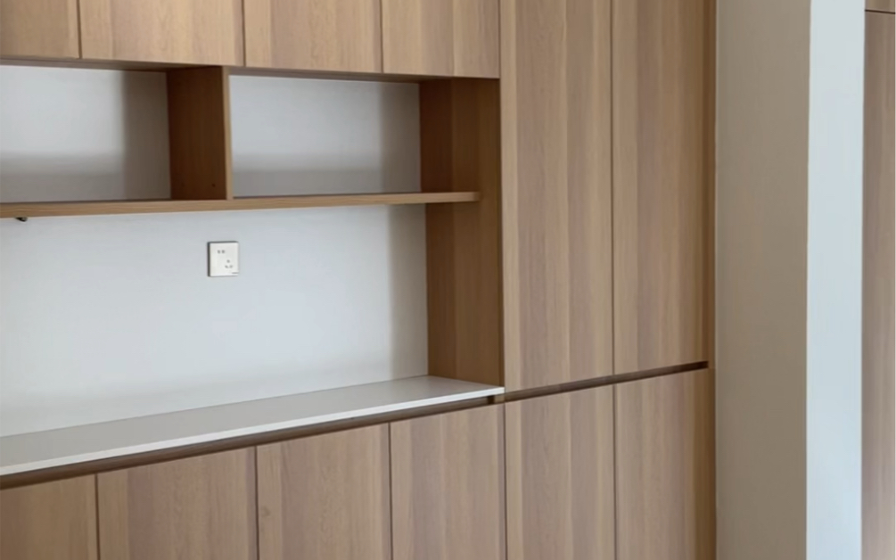 南充装修公司志林木森装饰,纯原木风来啦建面119平,套内103平,客餐厅