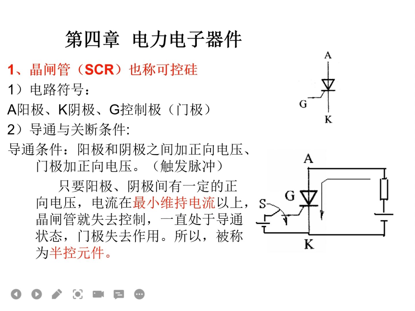 第13讲 晶闸管及门极可关断晶闸管哔哩哔哩bilibili