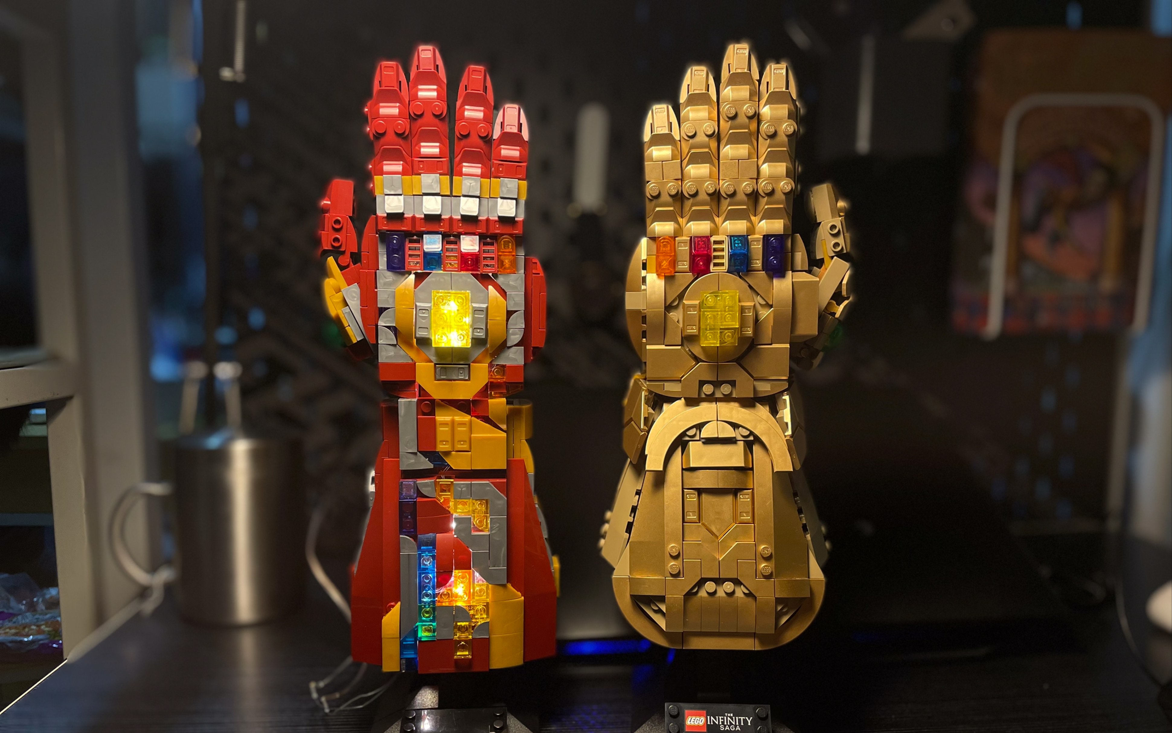 【乐高moc】lego76191无限手套差点味儿?再造一只钢铁侠手套才对味!