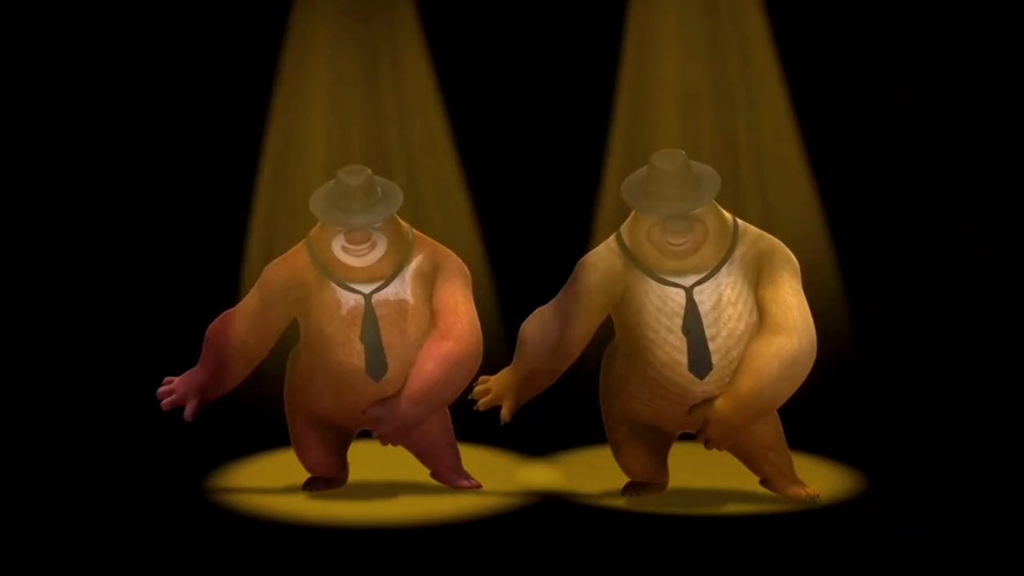 当熊大熊二跳魔性舞蹈