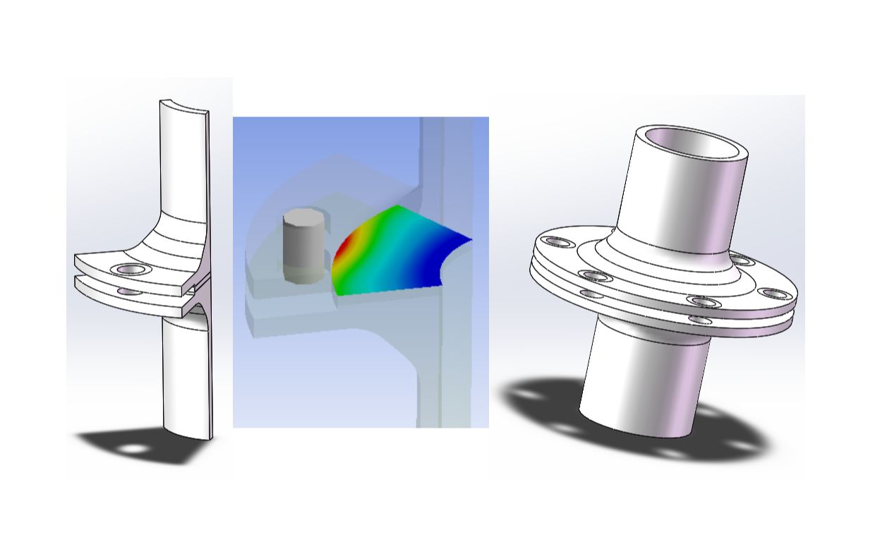 Ansys Workbench,法兰连接受力分析,仿真过程步骤详细,仅供参考.哔哩哔哩bilibili