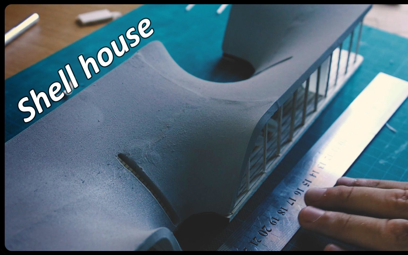 [图]Making of: Architecture Model - project #25 - Shell house