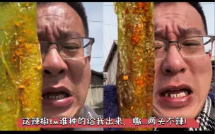 Download Video: 这辣椒tm谁种的给我出来，嘶…两头不辣！