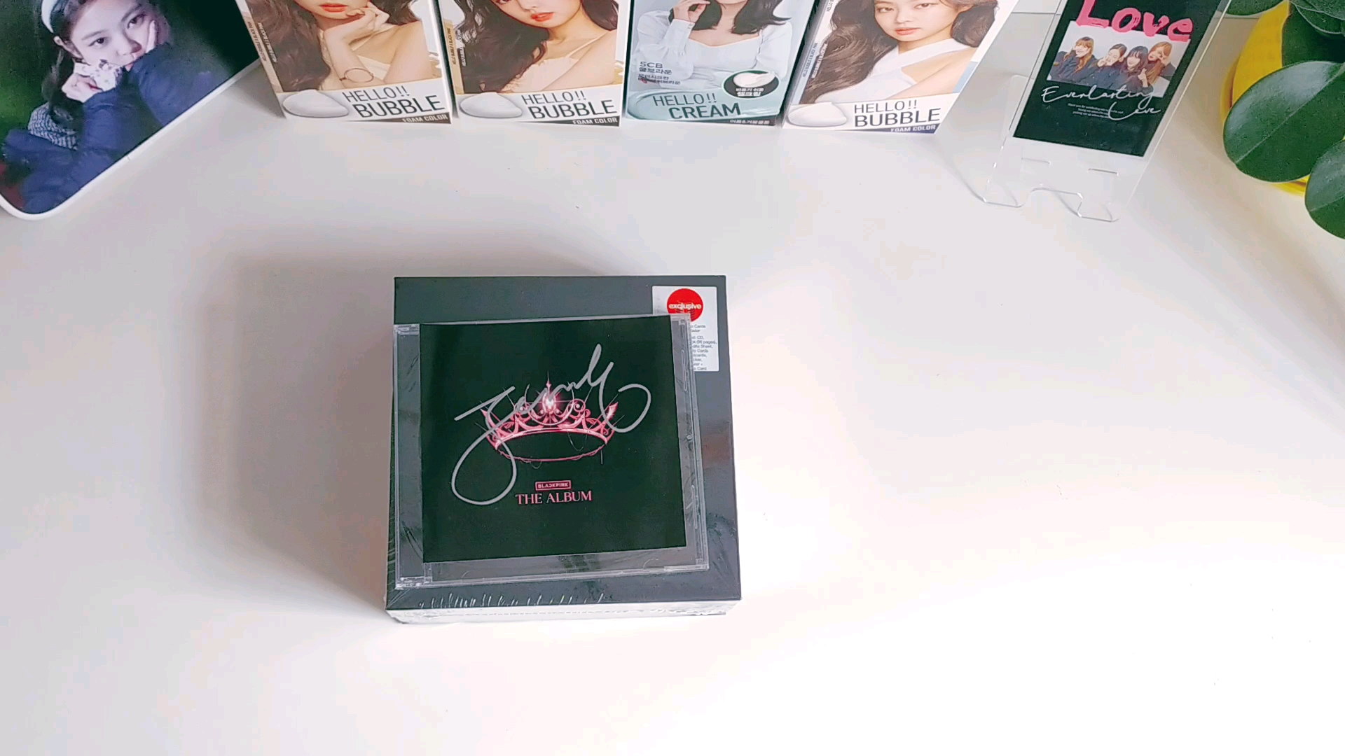 blackpinktarget美版專輯jennie簽名cd