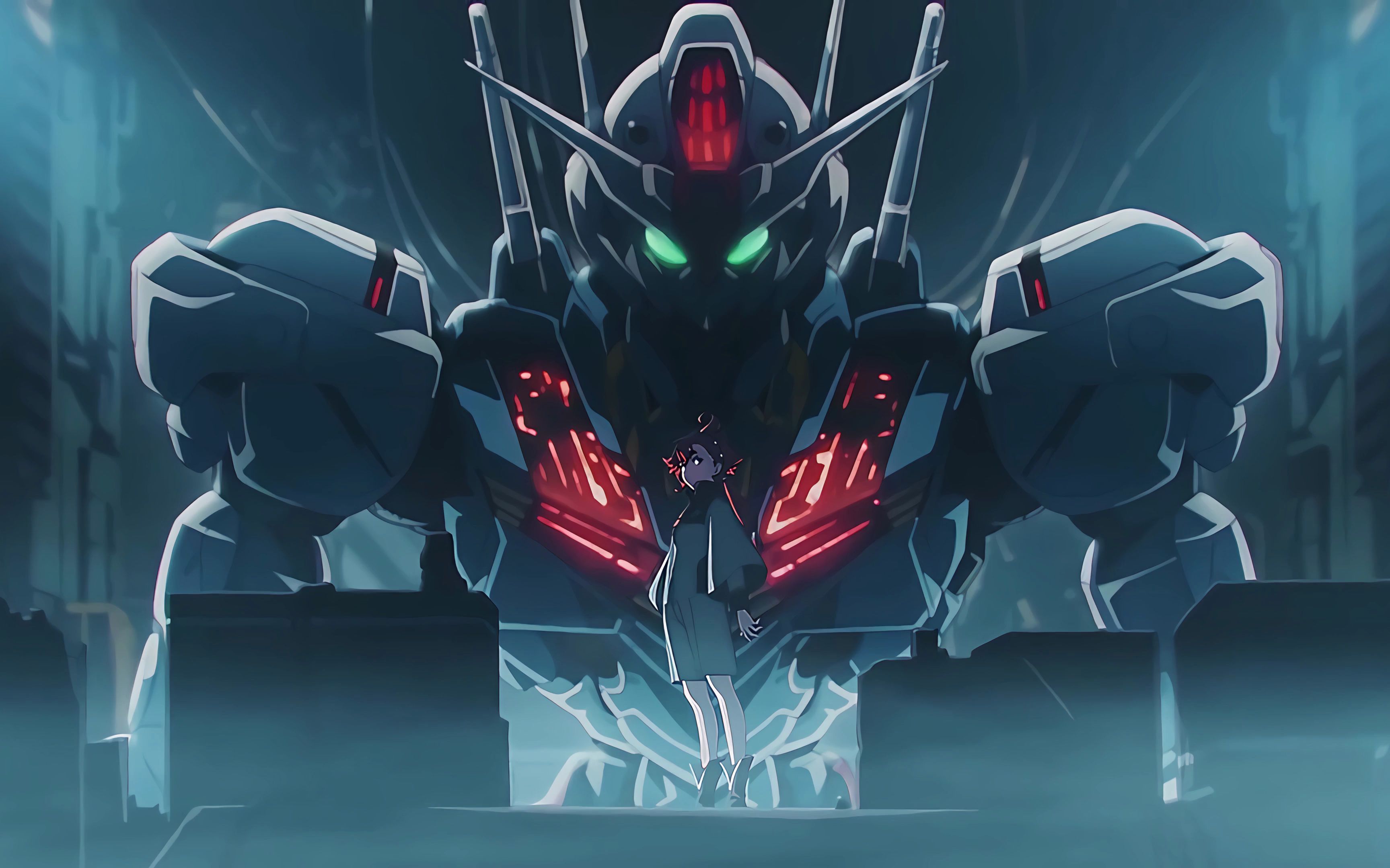 【4k修复】机动战士高达 水星的魔女 电台先行版 yoasobi - 祝福_哔哩