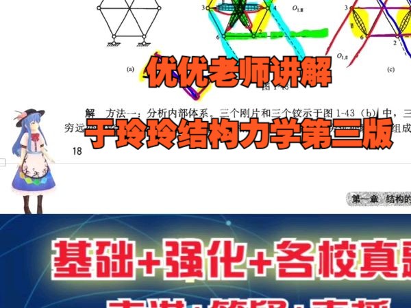 于玲玲第三版结构力学考研强化课1-24