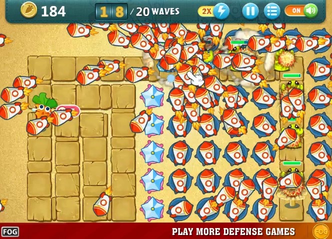 保卫萝卜挑战版第15关(沙漠主题)