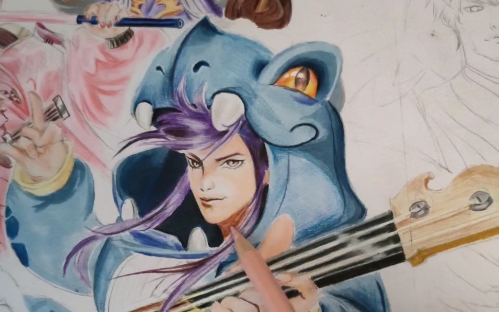 手绘王者荣耀高渐离