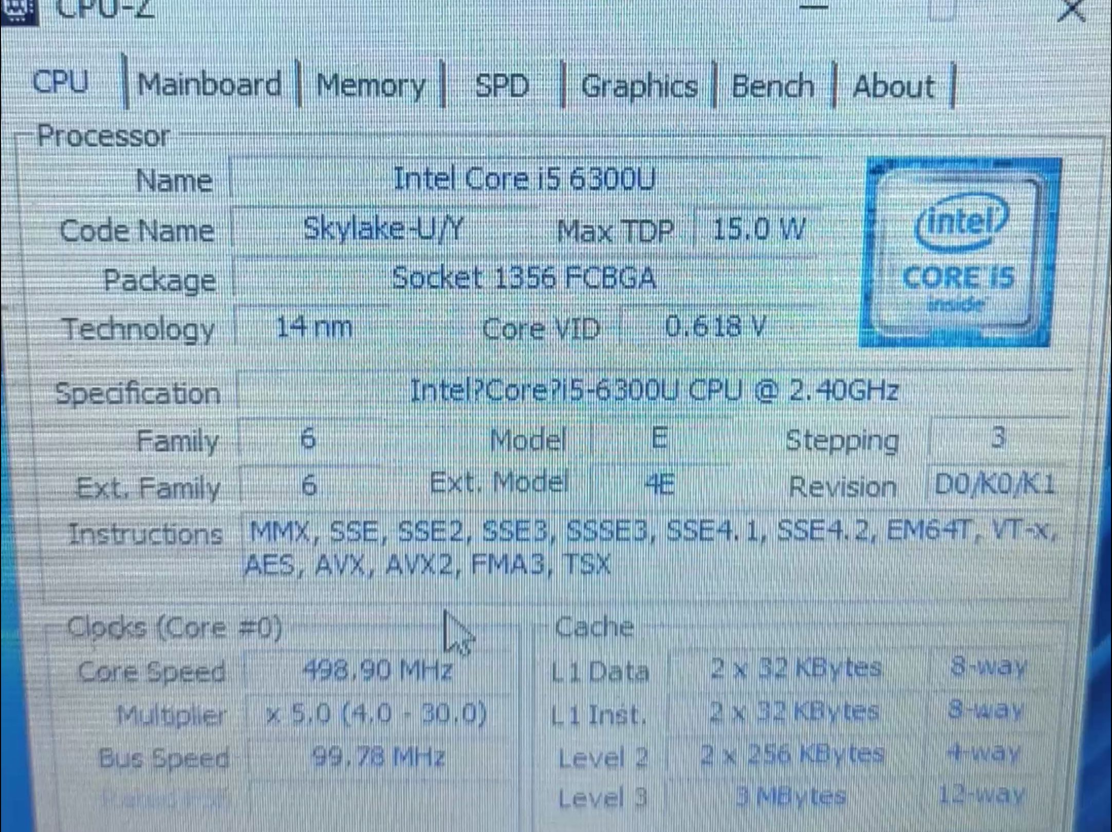 重制版~intel core i5 6300u处理器默频状态下性能