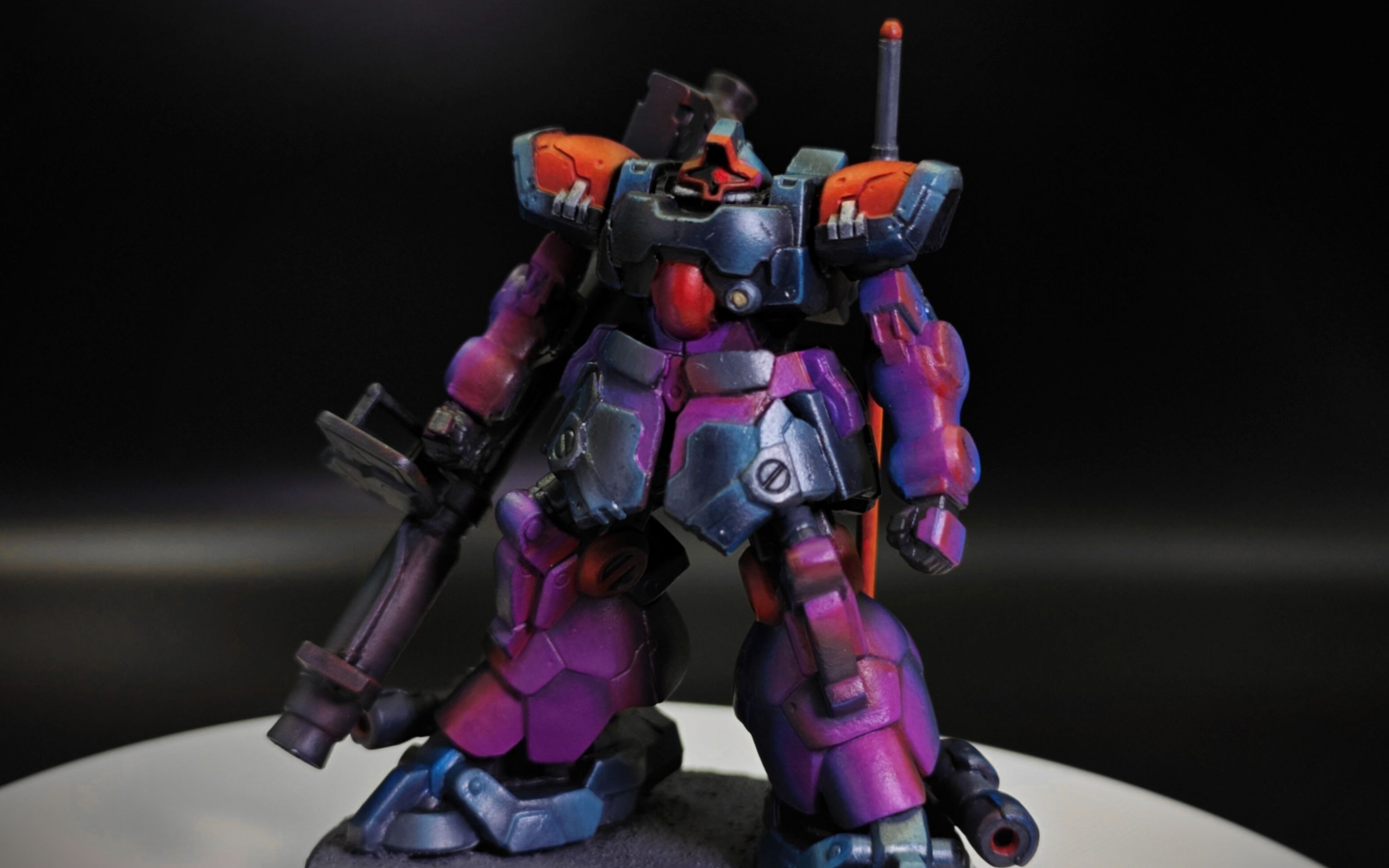 用减法来涂一只高达吧!笔涂 万代artifact 大魔【微缩乱涂】