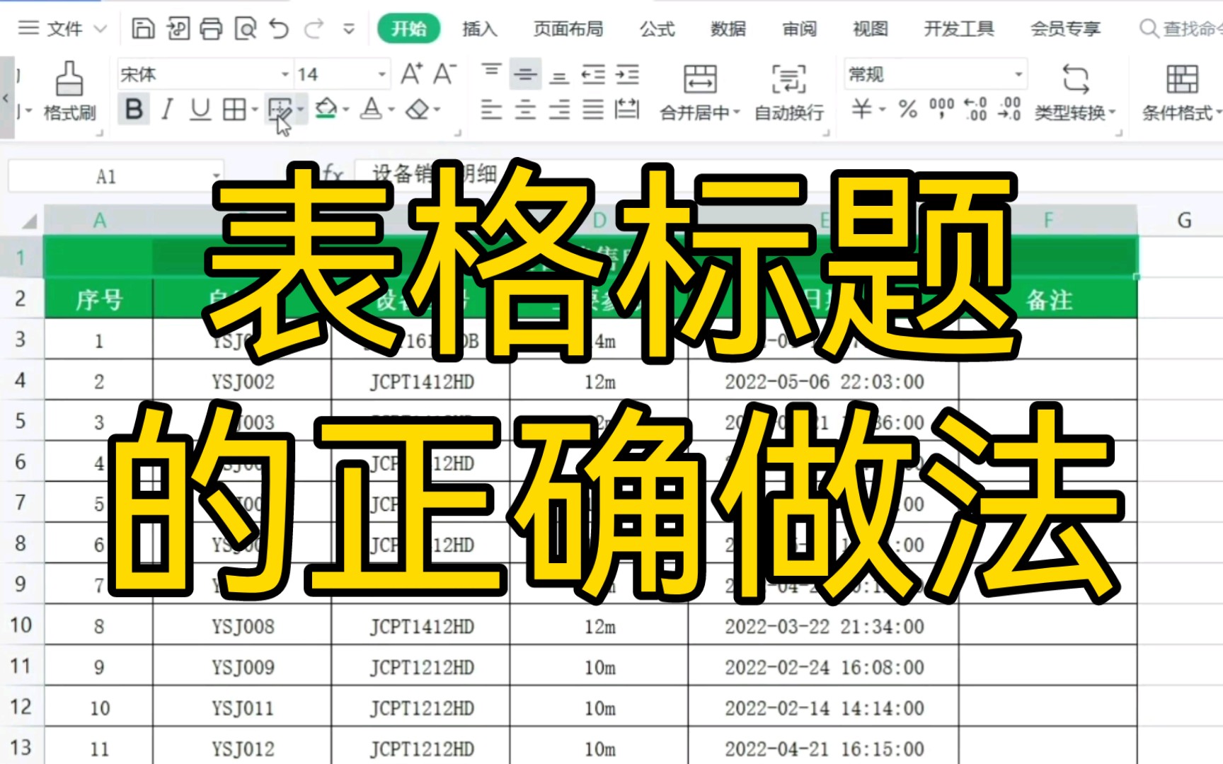 表格标题的正确做法跨列居中哔哩哔哩bilibili