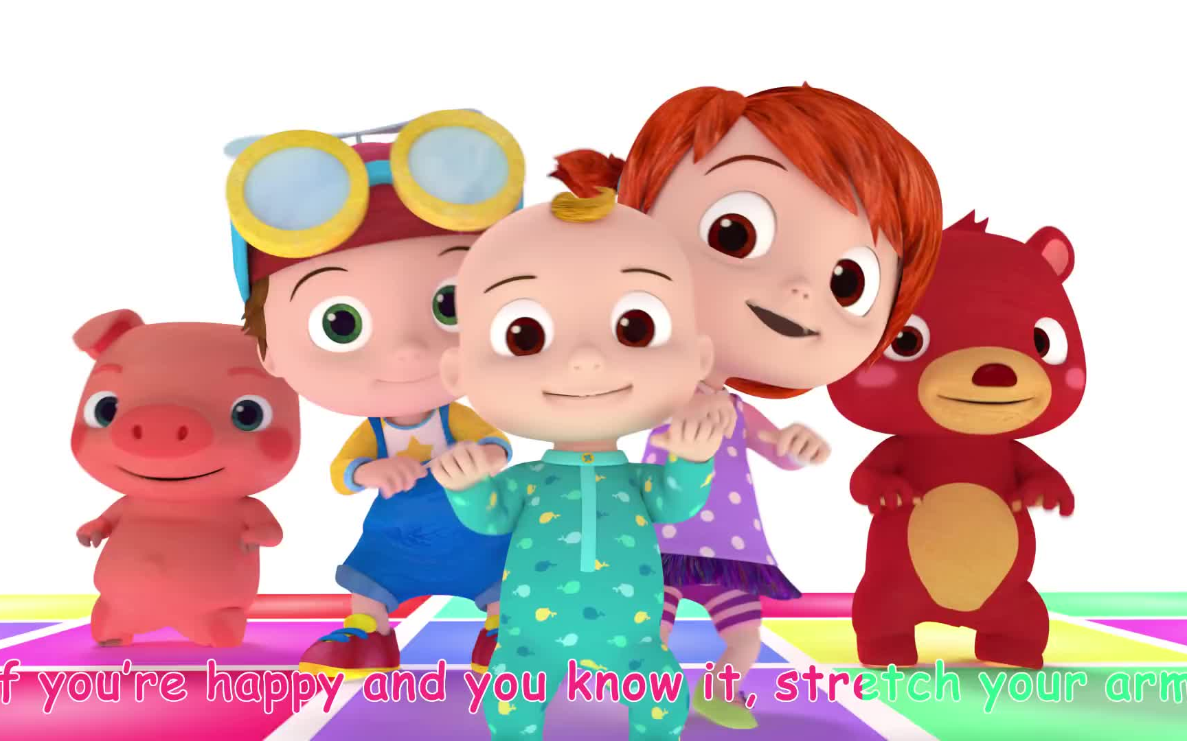 baby with family   nursery rhymes & kids songs - abckidtv