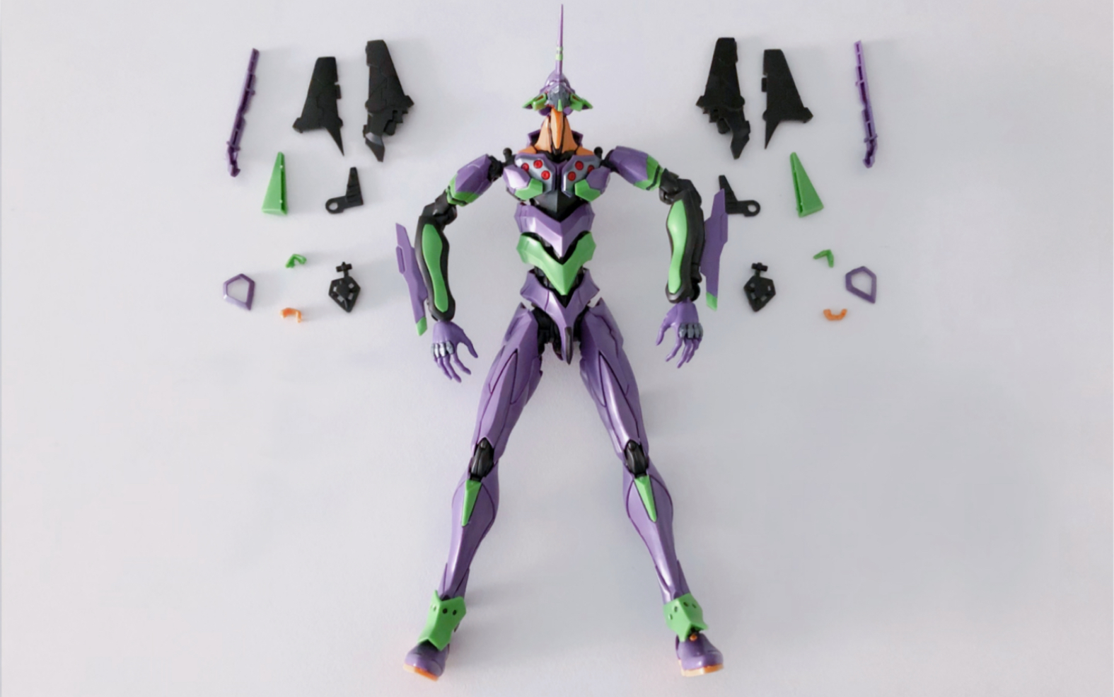 万代 bandai rg新世纪福音战士eva 初号机拼装全过程