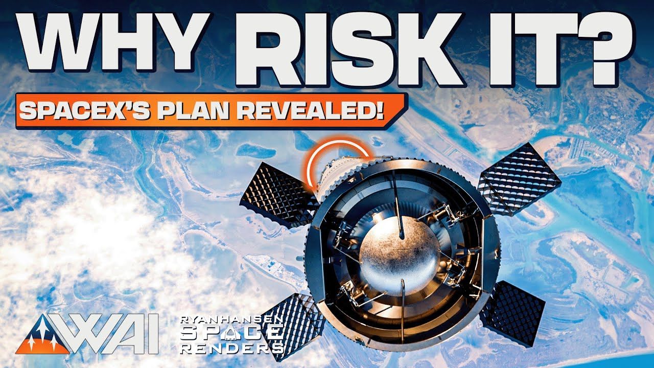 【搬运】spacex新计划曝光:如何回收starship助推器!【what about it!