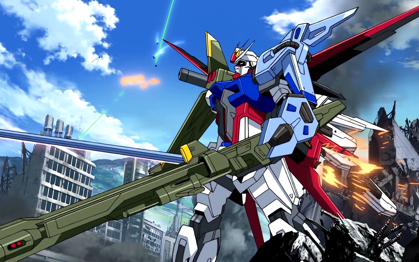 gatx105强袭高达机体作画提纯机动战士高达seedhd版