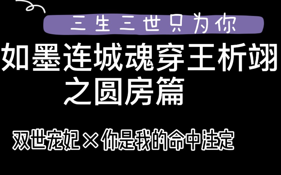 [图]假如墨连城魂穿王析翊之圆房篇（你是我的命中注定×双世宠妃）