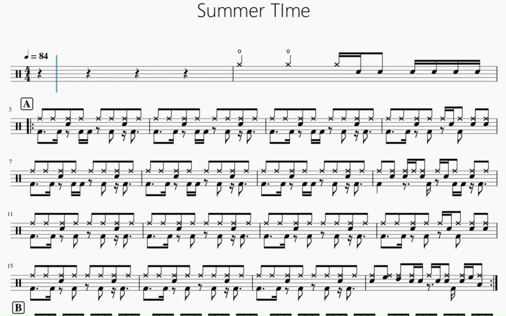 中音十级考级曲 summer time