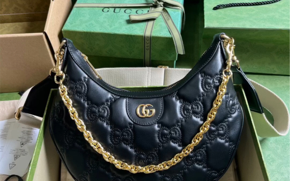 高仿gucci古驰gg matelassé小号肩背包.