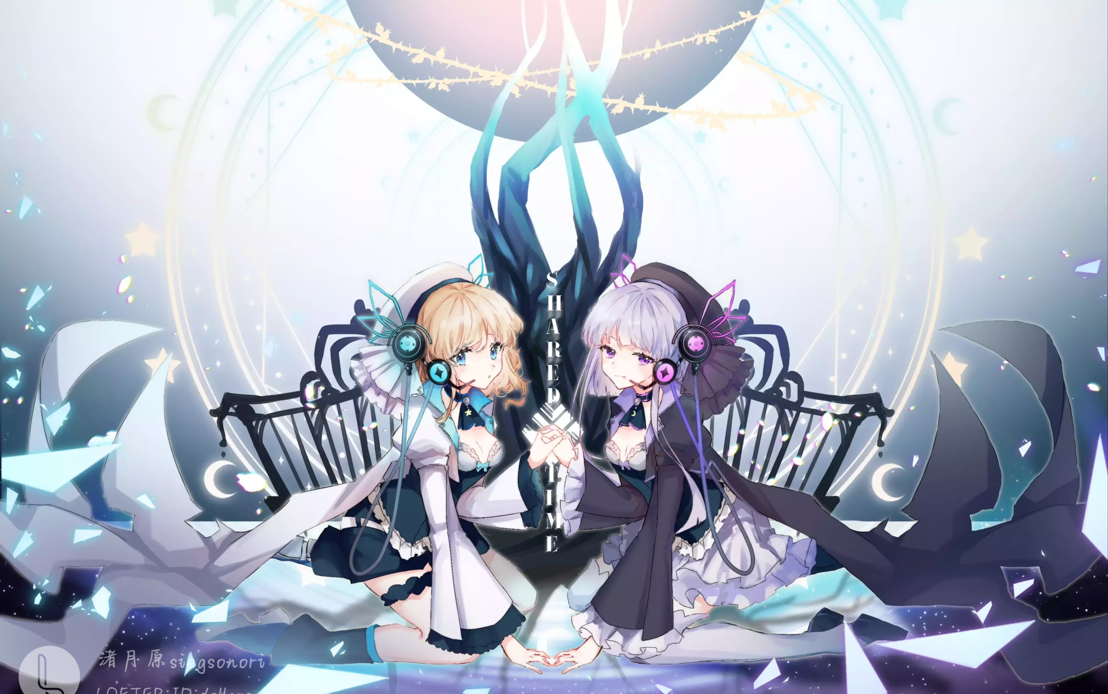 【arcaea】双子全新剧情"eto与luna的羁绊"_音游热门视频