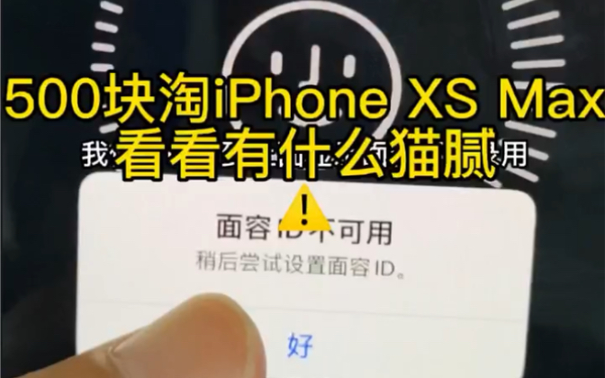 500淘的iphoneXs max到底有什么猫腻?老铁们我翻车了吗?哔哩哔哩bilibili