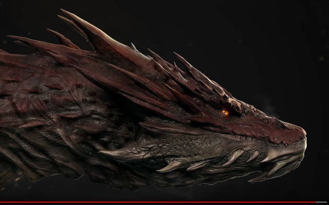 smaug dragon zbrush, 史矛革龙zbrush