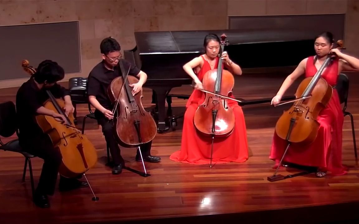 [图]Konpeito Cello Quartet 演奏久石让《风的通道》- Path of the Wind