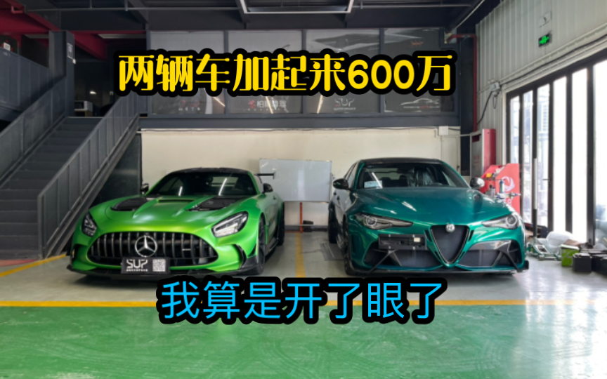 杂牌车去保养偶遇 奔驰AMG 阿尔法罗密欧GT Giulia GTA 算是开了眼了哔哩哔哩bilibili