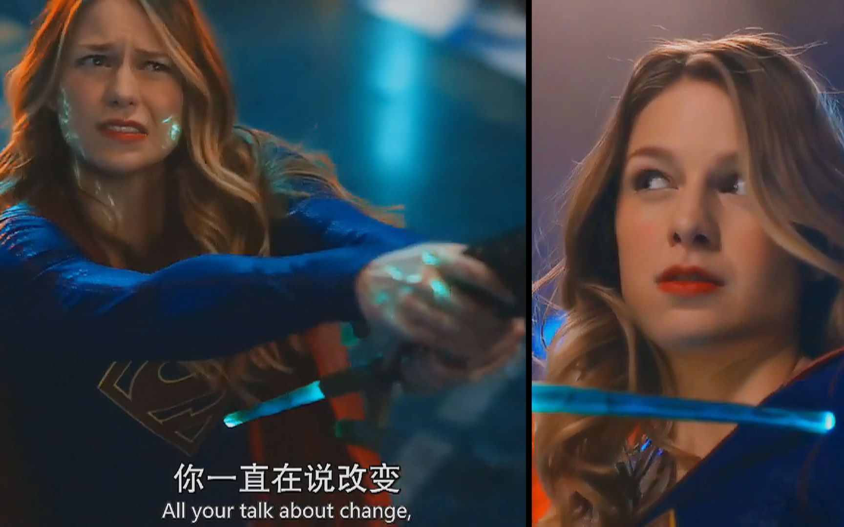 女超人顺风狂如牛免疫氪石逆风菜成dog被氪石制服