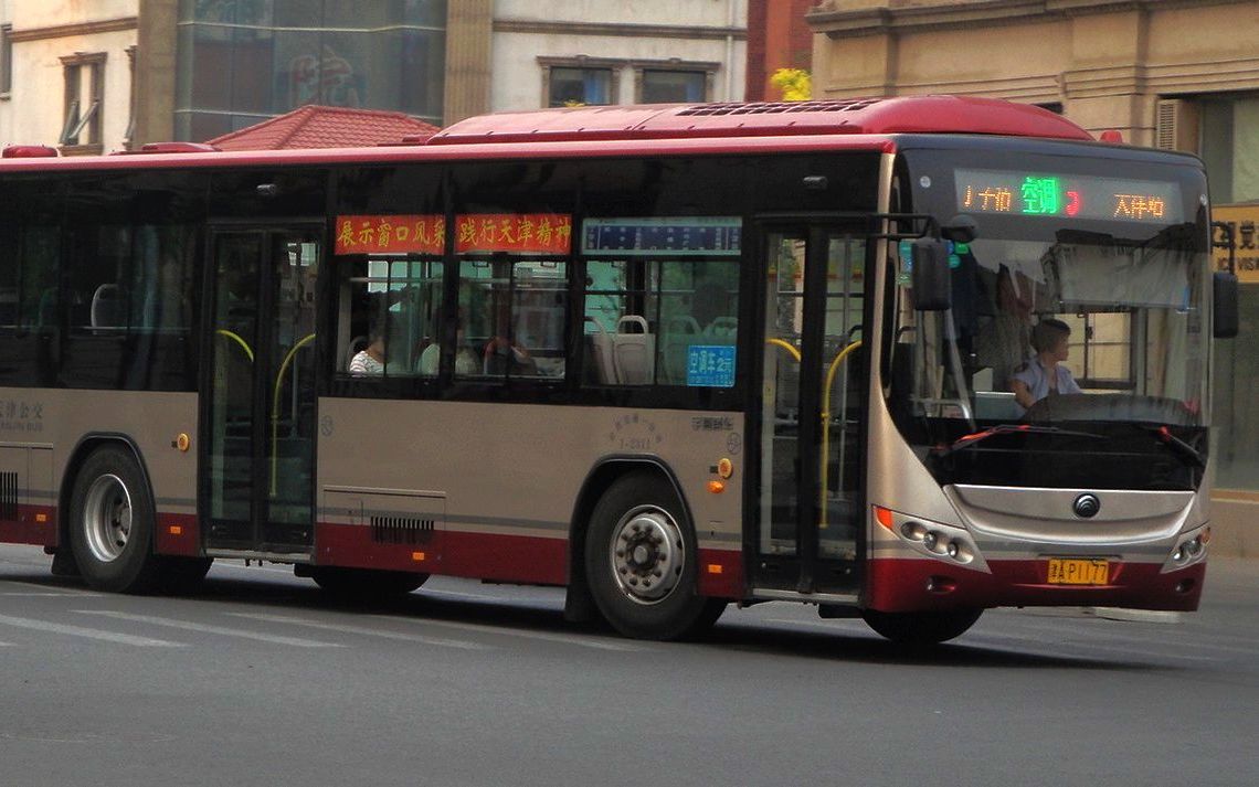 天津公交pov5路丁字沽公交站天津站