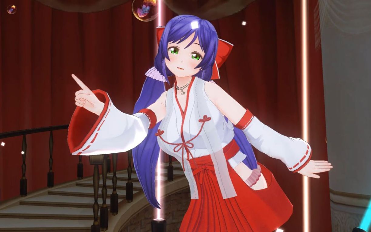 希power- lovelive mmd - can know two close - 东条希 巫女服 ver.
