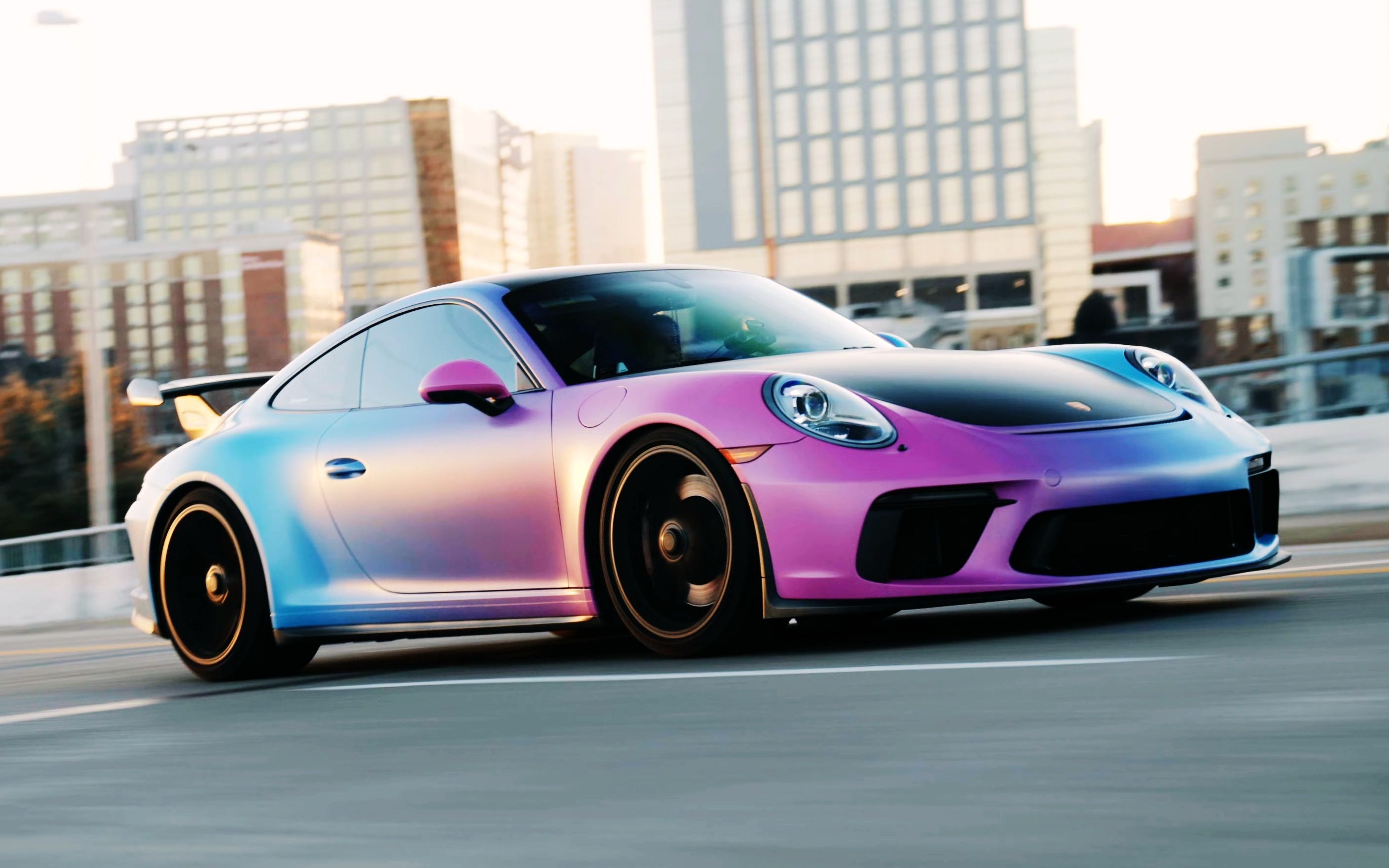 【4k | 改装】保时捷 911 gt3 | cotton candy | porsche