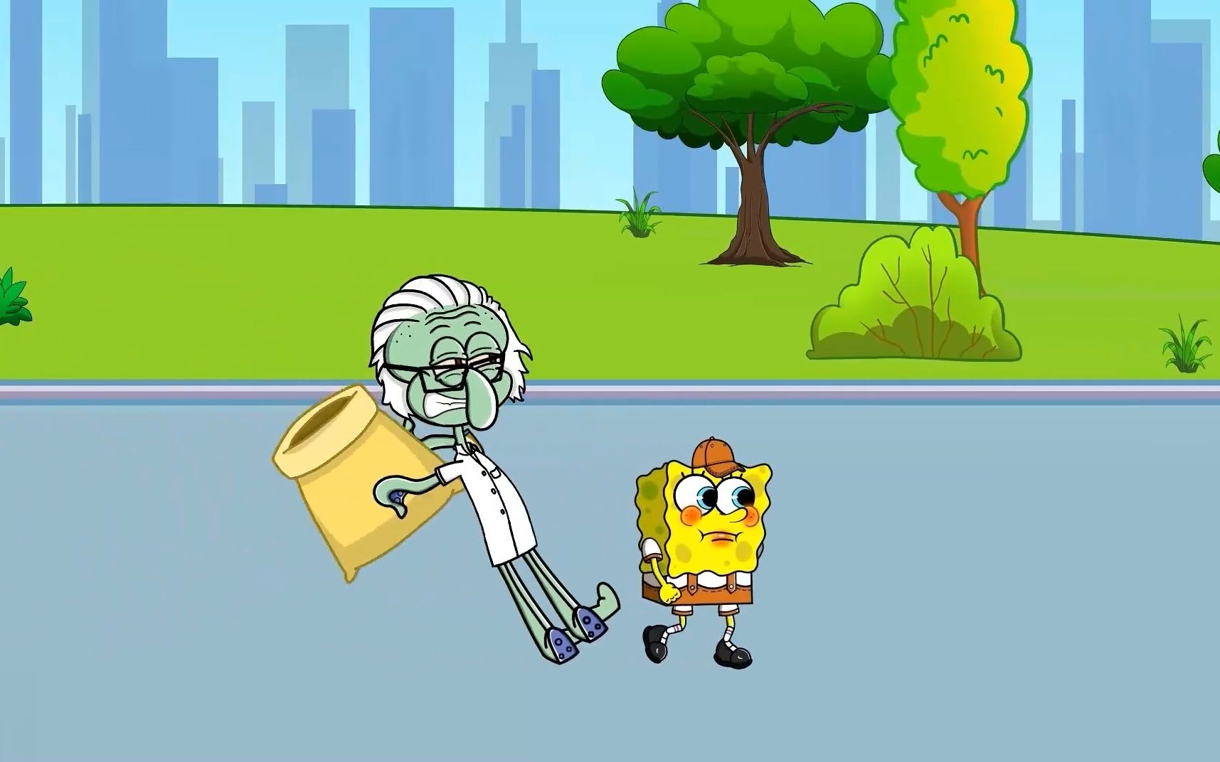 海绵宝宝同人—坏坏的章鱼博士【上】