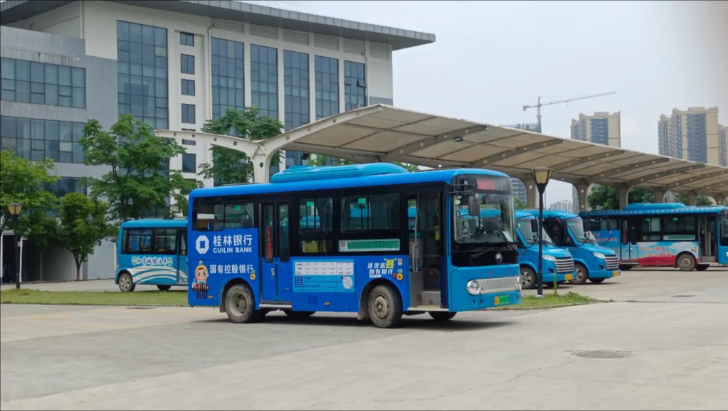 【柳城公交pov61宇通客车】柳城中天公交7路上行区间段(柳城法院