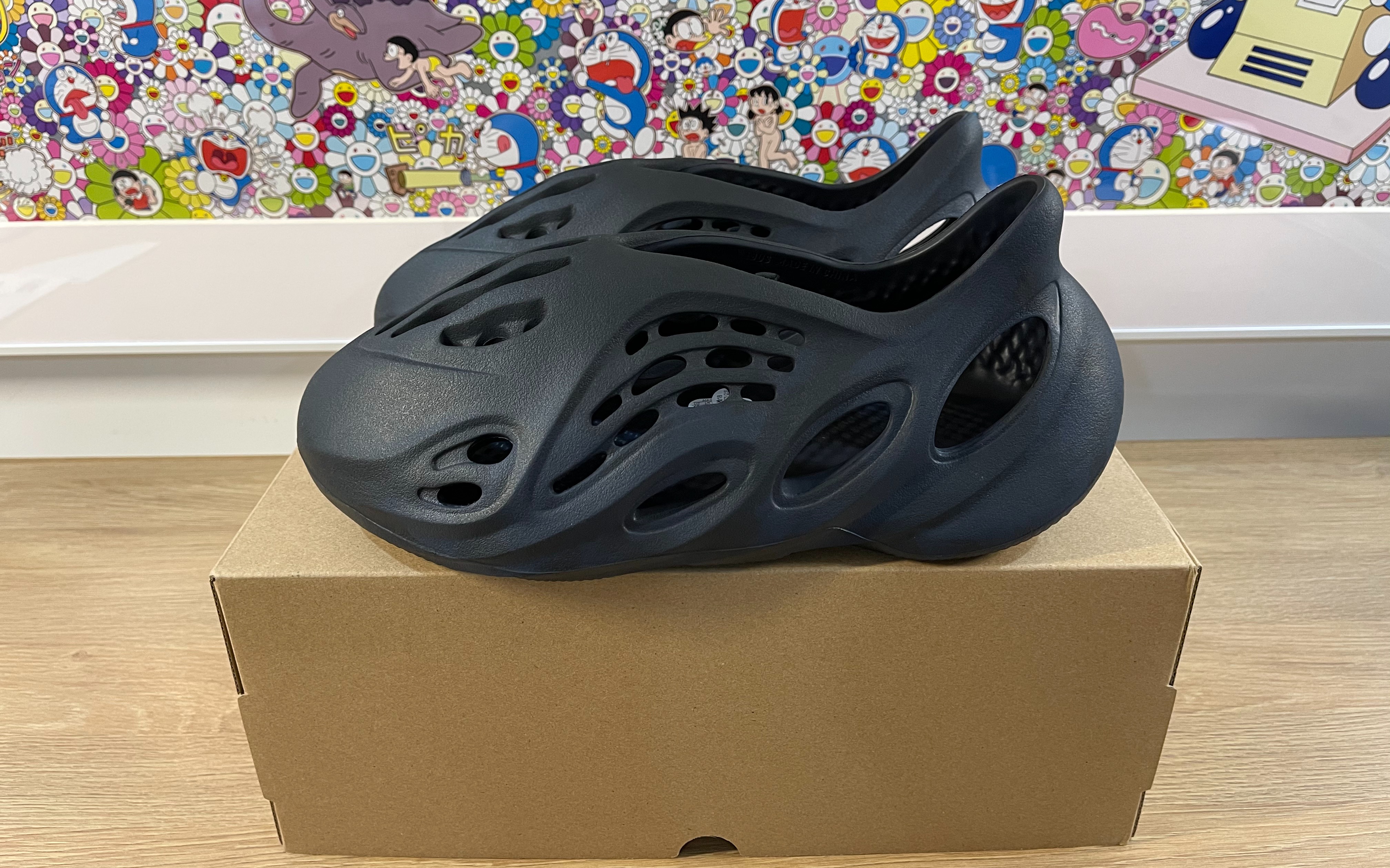 yeezy foam runner mineral blue 矿物篮