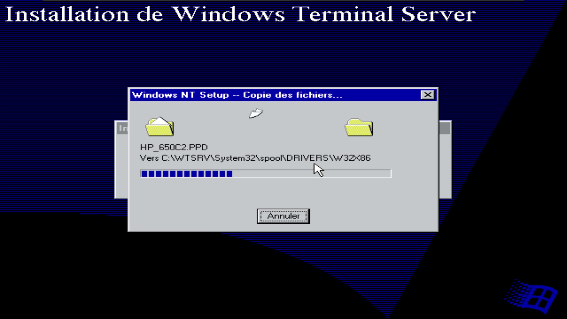 Windows NT 4.0 Terminal Server 法文版 安装哔哩哔哩bilibili