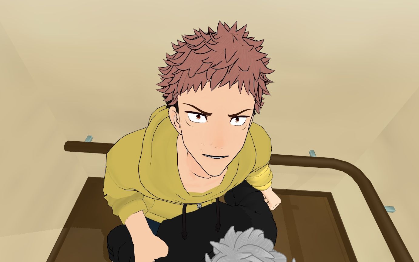 【咒术回战mmd】当五条悟和虎杖悠仁师徒被困电梯时.{如诩式 五条悟}