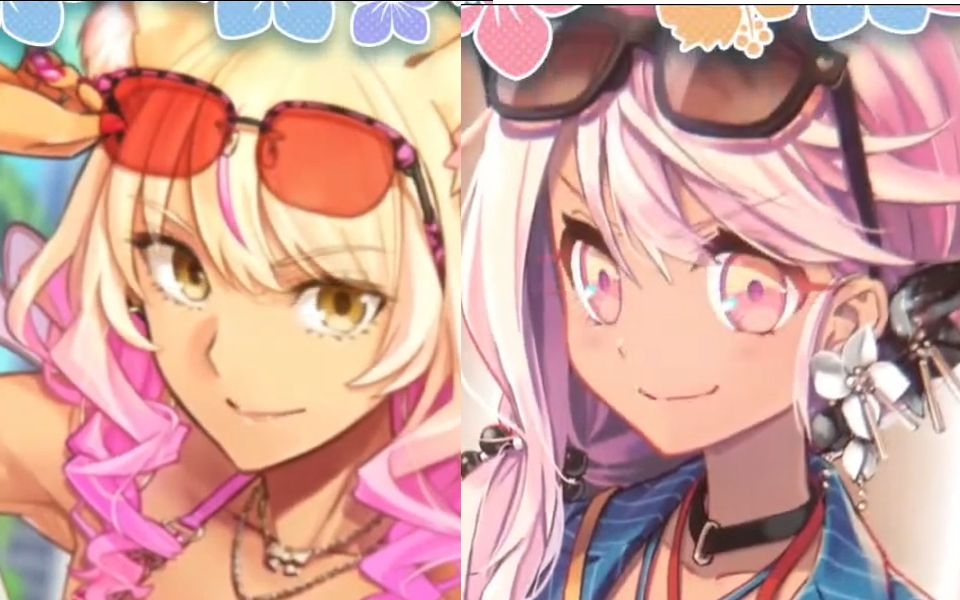 【fgo】泳装小黑 泳装铃鹿御前宝具动画