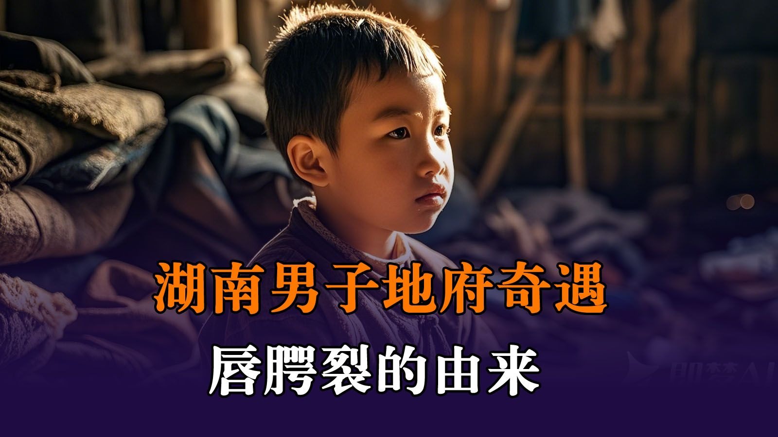 坪阳再生人:湖南男子地府奇遇,被鬼差称重勾出唇腭裂