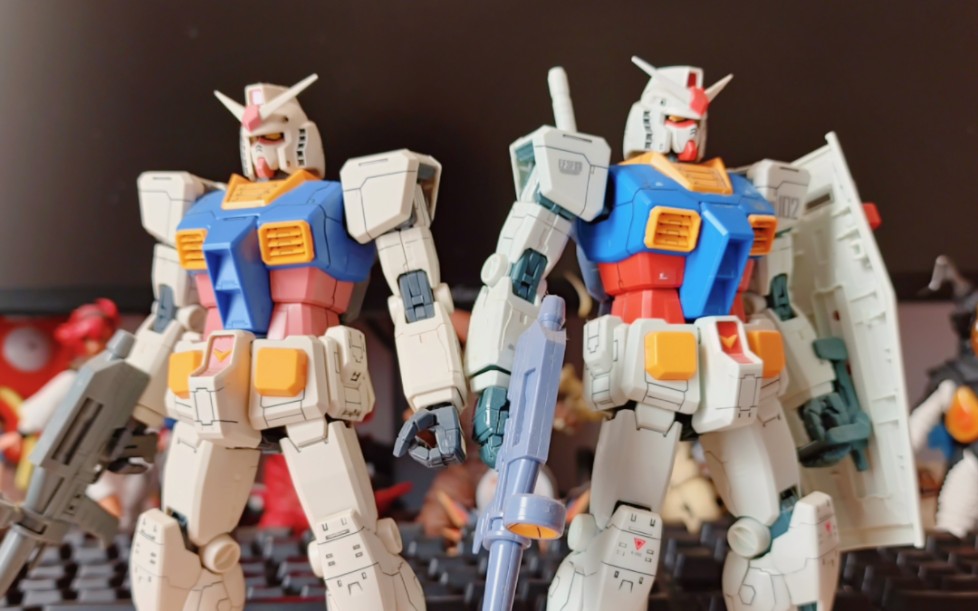 万代 mg rx78-2元祖高达ver.oyw(一年战争游戏配色/一年战争动画配色)