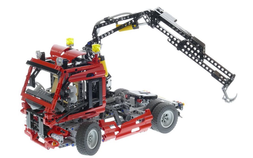 乐高lego8436科技机械组气动大货车2004速拼评测