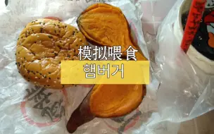 Download Video: [模拟喂食]喂你吃汉堡包丨烤红薯丨鸡翅丨可乐丨辣条丨蛋卷