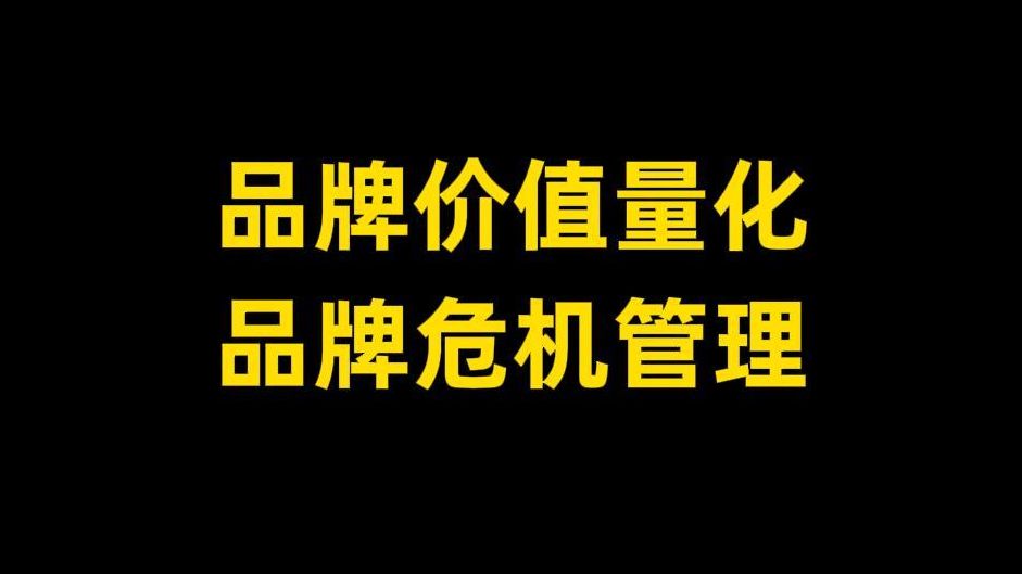 舆情监测系统在品牌价值量化评估及品牌危机管理上的应用哔哩哔哩bilibili