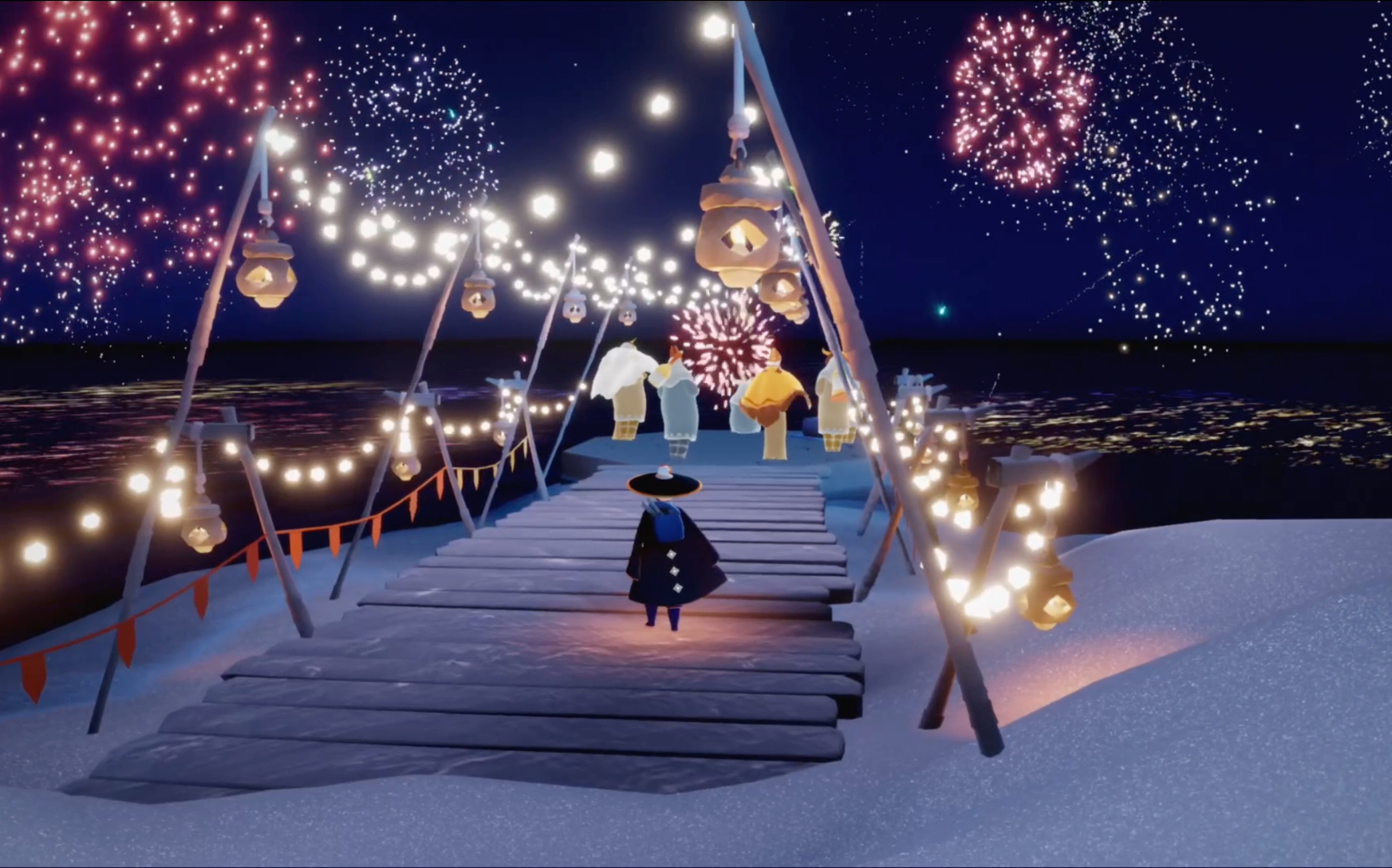 【光遇】2022新年烟花全程