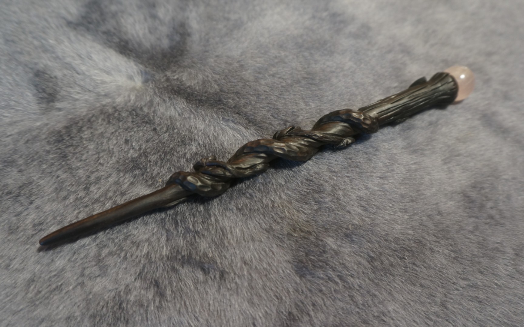 【魔杖】一把小比例蛇杖,长度十八厘米,我愿称它为口袋魔杖(17>66